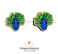 Peacock Studs
