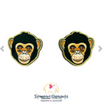 Chimpanzee Head Studs