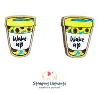 Wake Up Coffee Cup Studs