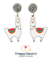 Llama (Printed) Dangles