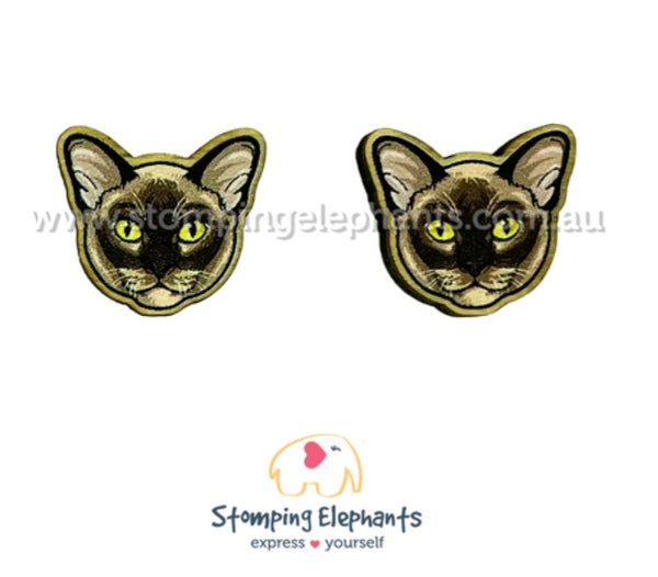 Cat (Burmese) Head Studs