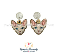 Cat (Sphynx) Head Dangles