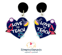 Love To Teach (Science) Dangles