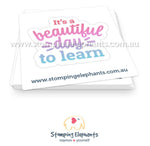 Beautiful Day To Learn (Words) Sticker