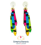 Colour Crayons Dangles