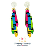 Colour Crayons Dangles