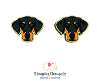 Doberman (Floppy Ears) Head Studs