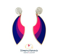 Flag (Pink, Purple & Blue) Dangles