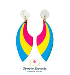 Flag (Pink, Yellow & Blue) Dangles
