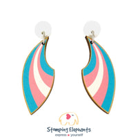 Flag (Pink, White & Blue) Dangles