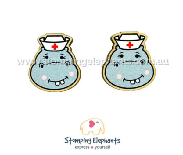 Nurse Hippo Studs