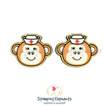 Nurse Monkey Studs