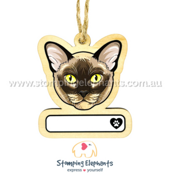 Cat (Burmese) Ornament