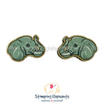 Elephant Head Studs