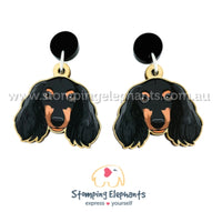 Dachshund (Black Long Haired) Dangles