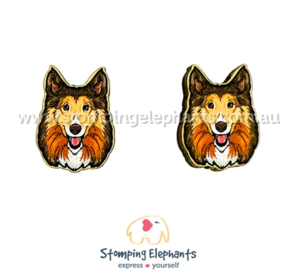 Shetland Sheepdog Head Studs