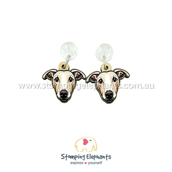 Whippet (Head) Dangles