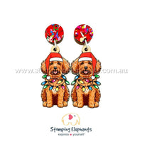 Cavoodle (Brown) Light Up Dangles