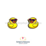 Rubber Duck (Heart Sunnies) Studs