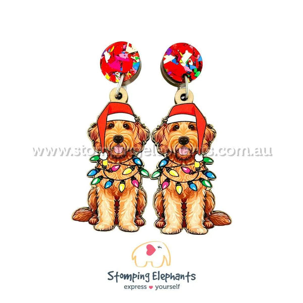 Oodle (Red) Christmas Light Up Dangles