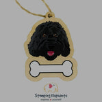 Oodle (Black) Ornament