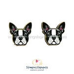 Boston Terrier Head Studs