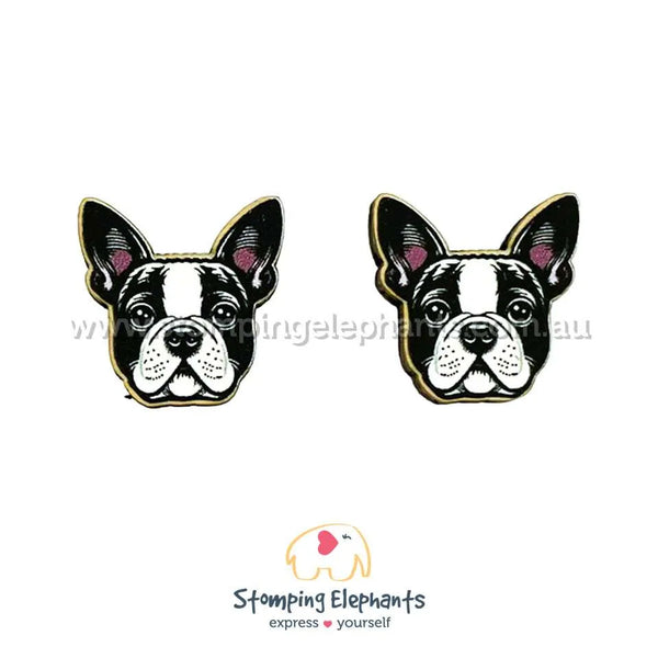 Boston Terrier Head Studs