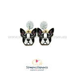 Boston Terrier Head Dangles