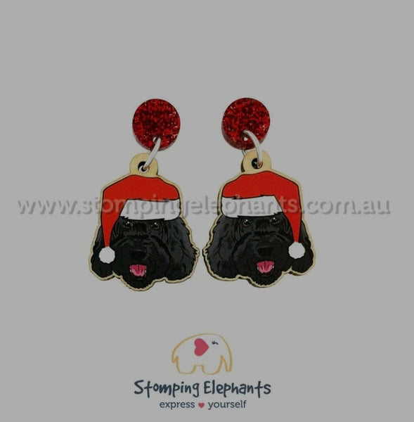 Oodle (Black) Christmas Head Dangles