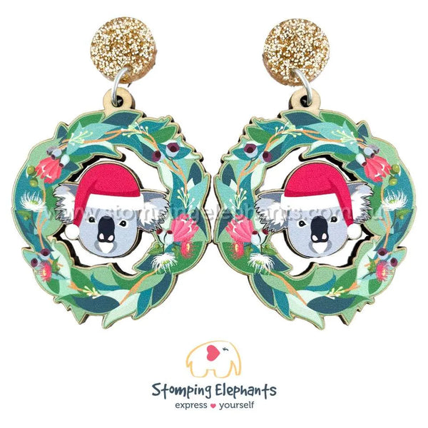 Koala Christmas Head Dangles