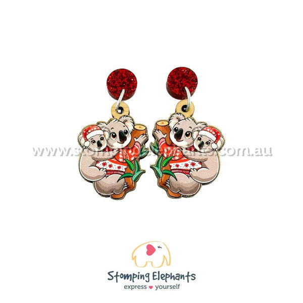 Koala Christmas Jumper Dangles