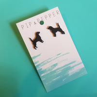 Beagle/ GSP Silhouette Studs