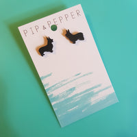 Corgi Silhouette Studs
