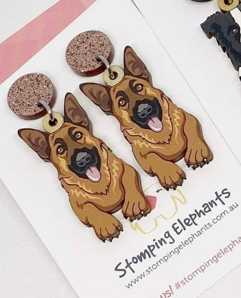 German Shepherd Dangles