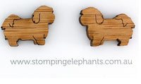 Shih Tzu Wood Studs