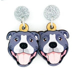 Staffy (Blue) Head Dangles