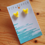 Chicken Silhouette Studs