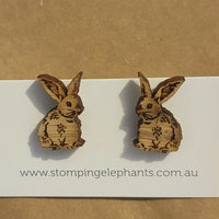 Bunny Wood Studs