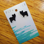 Papillon Silhouette Studs