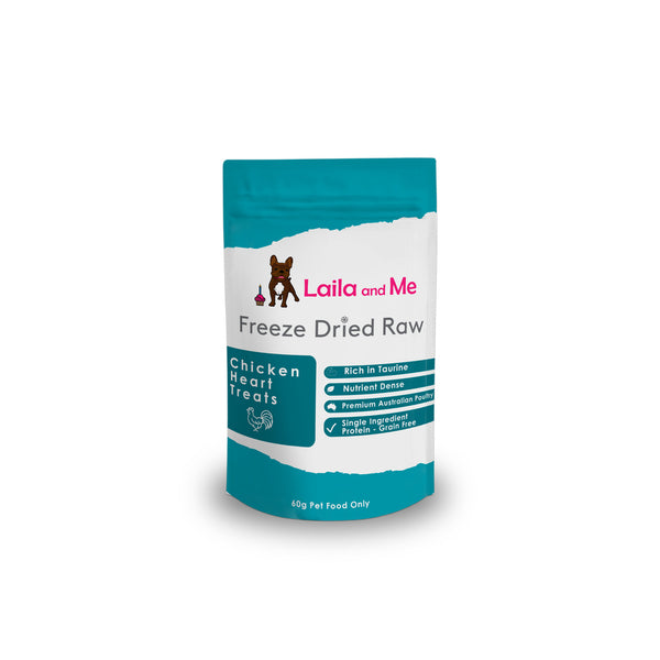 Freeze Dried Raw Chicken Hearts