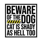Beware of the Dog Decal