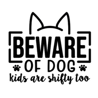 Beware of Dog Decal