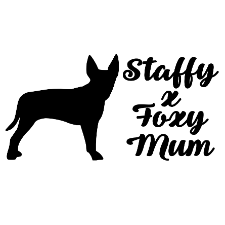 Staffy x Foxy Mum Decal