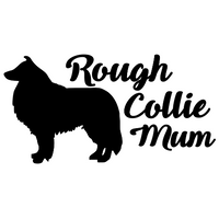 Rough Collie Mum Decal