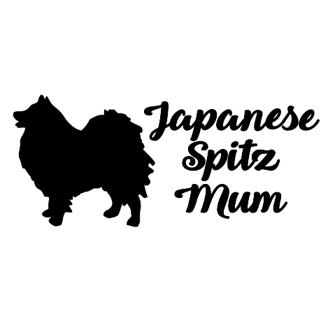 Japanese Spitz Mum Decal