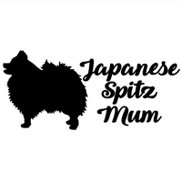 Japanese Spitz Mum Decal