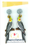 Grey Cockatiel Dangles