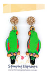 Eclectus Parrot (Green) Dangles