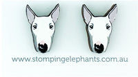 Bull Terrier Head Studs