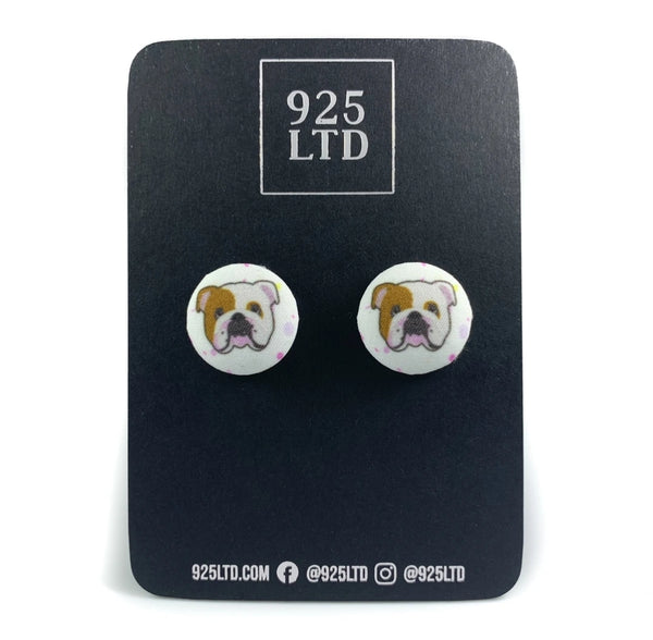 Bulldog Fabric Studs